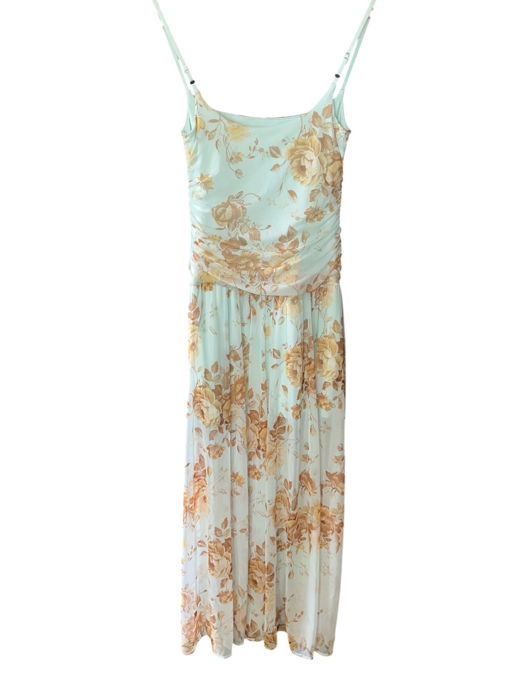 Abercrombie & Fitch Bra-Free Flowy Floral Sheer MIidi-Maxi Dress Size S - Picture 5 of 8